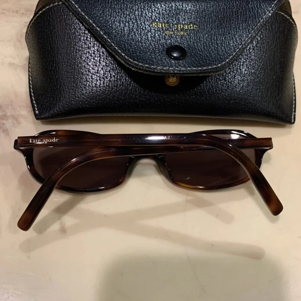 Kate Spade Brown Oval Tortoise Kids Girls Boys Sunglasses